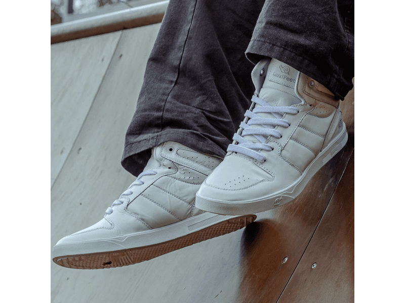 TÊNIS SKATE EMBARCADERO II BRANCO-BRANCO - LANDFEET