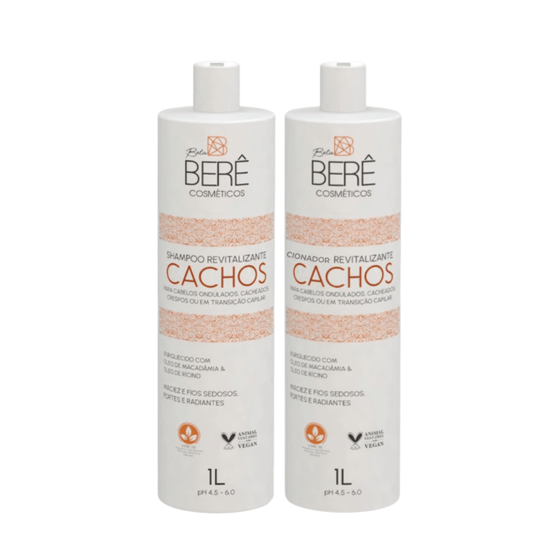 Kit Revitalização Shampoo e Condicionador (Macadâm... - BELABERE