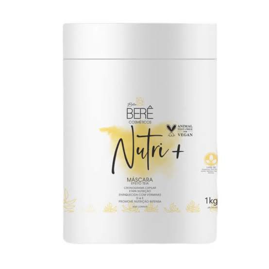 Máscara Nutri+ Cronograma Etapa Nutrição - BELABERE
