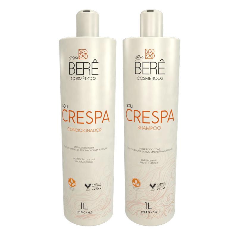 Kit Sou Crespa Shampoo e Condicionador - BELABERE