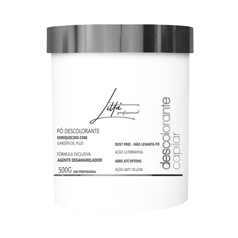 Pó Descolorante 500g - Littá Profissional - BELABERE