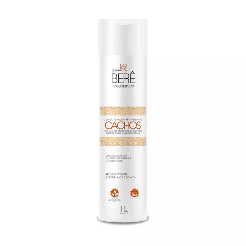 Condicionador Cachos Revitalização com Macadamia e... - BELABERE