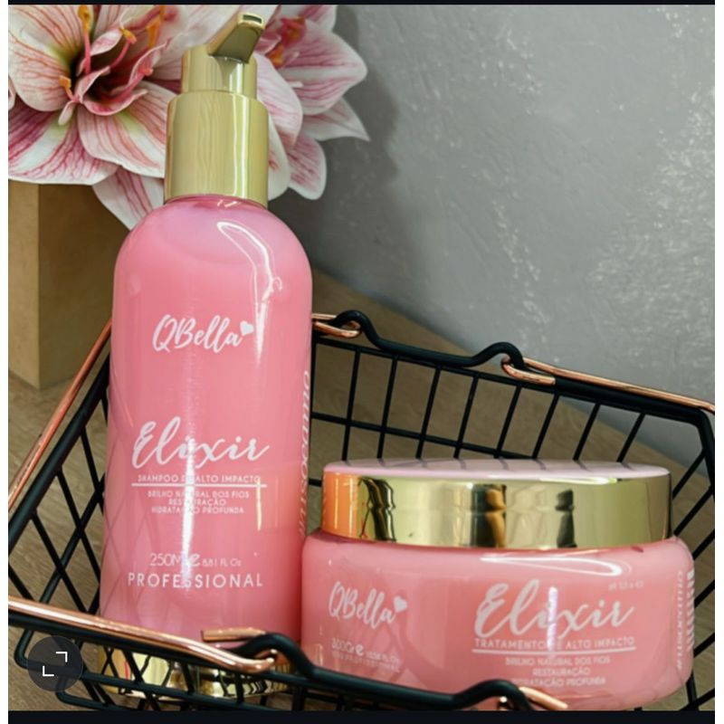 Kit Elixir Hidratação de Alto Impacto - Shampoo 250ml / Mascara 300gr