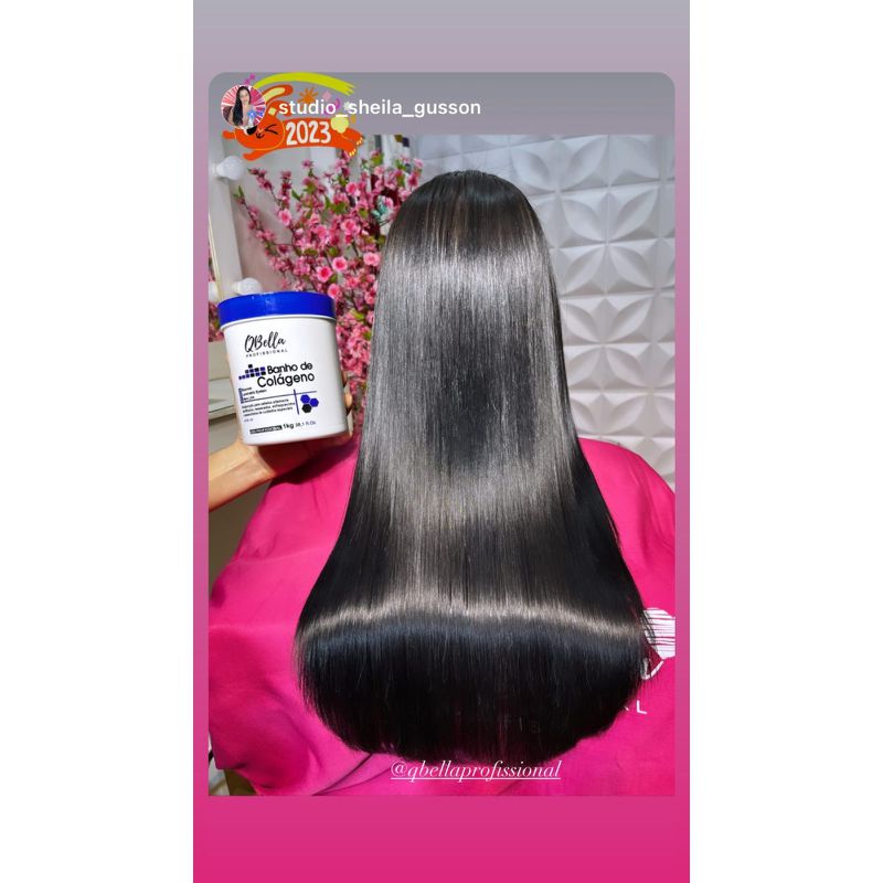 Banho de Colageno QBella Profissiol 1kg