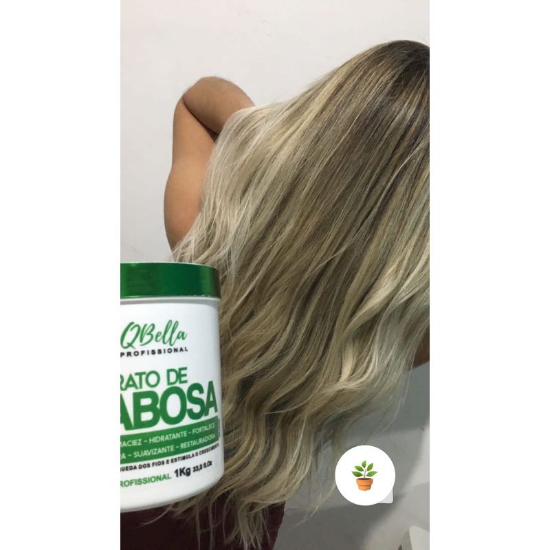 Máscara Extrato de Babosa QBella profissional 1KG