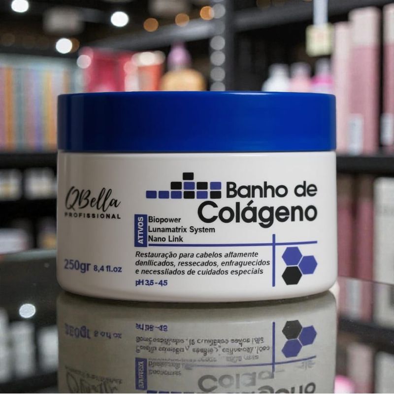 Banho de Colageno QBella Profissiol 250GR