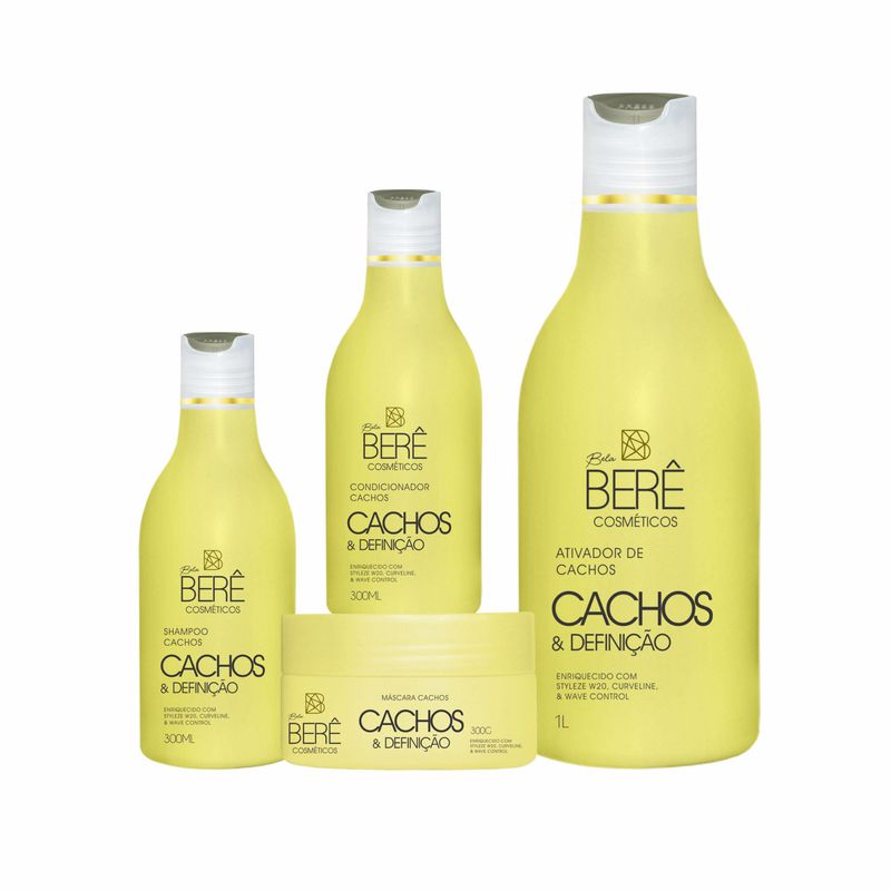 Kit Cachos e Definição 300ml + Ativador 1L - BELABERE