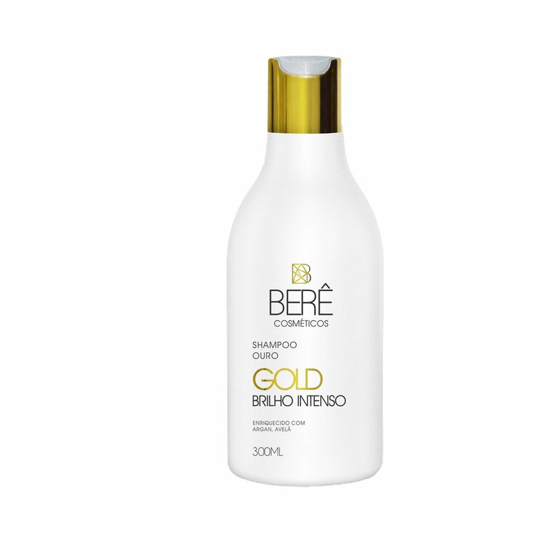 Shampoo GOLD Brilho Intenso 300ml - BELABERE