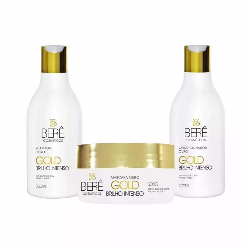 Kit GOLD Brilho Intenso - BELABERE