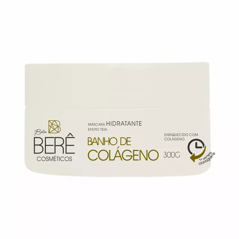 Máscara Hidratante Banho de Colágeno 300g - BELABERE