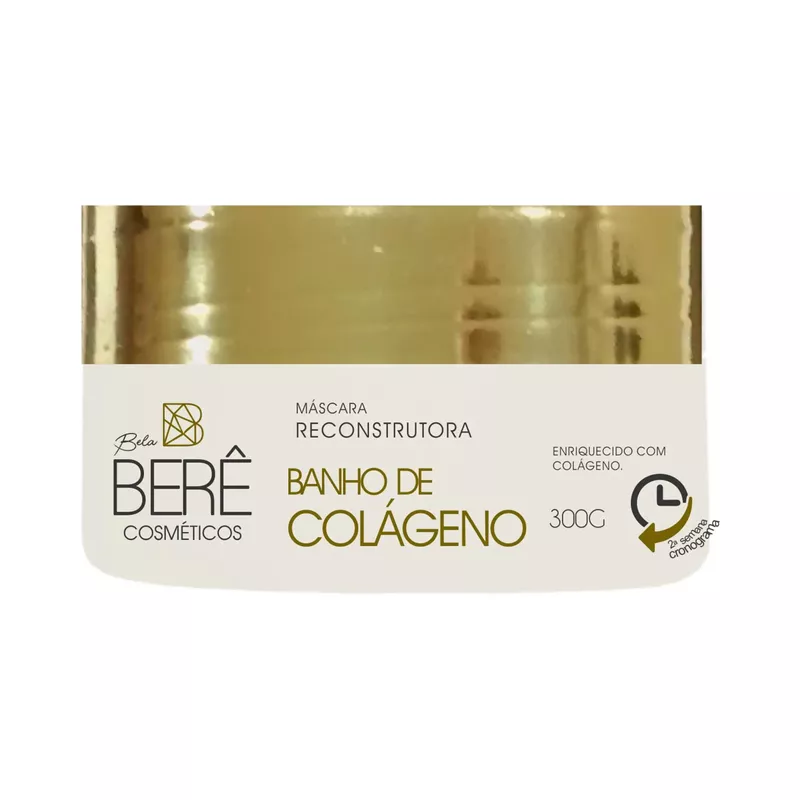 Máscara Reconstrutora Banho de Colágeno 300g - BELABERE