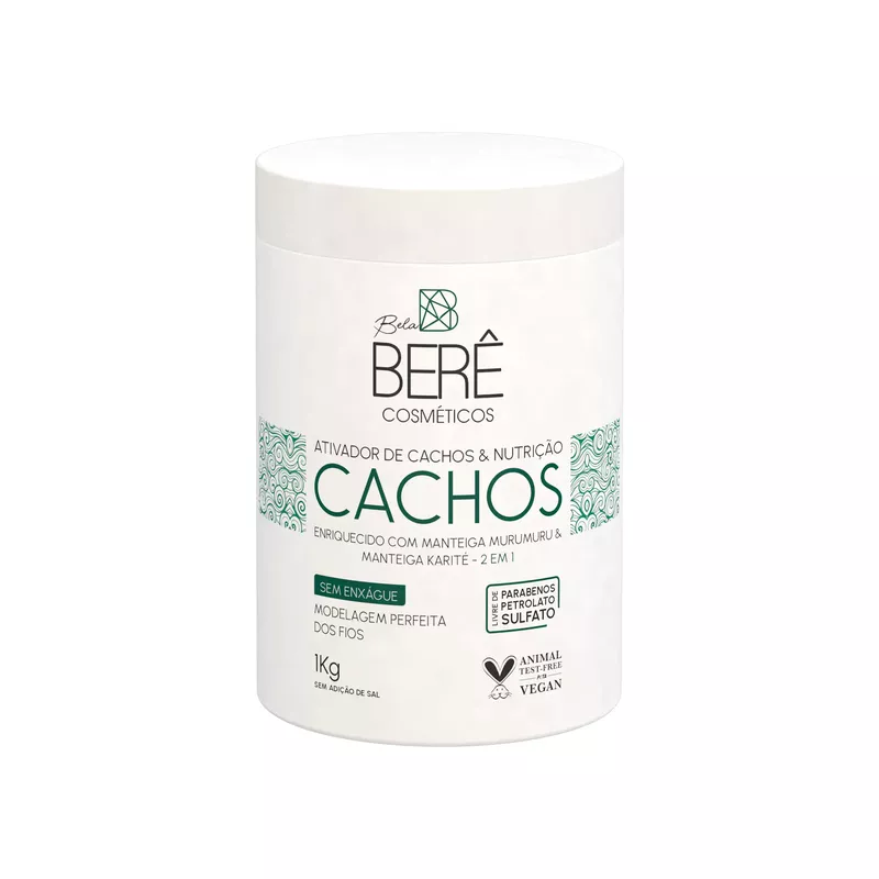 Ativador de Cachos com Murumuru e Karité 1KG - BELABERE