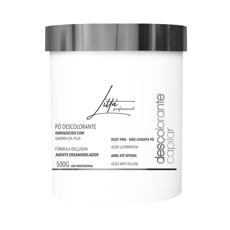Pó Descolorante 500g - Littá Profissional - BELABERE