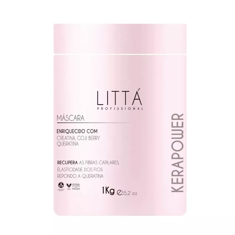Máscara Kerapower 1KG - Littá Profissional - BELABERE