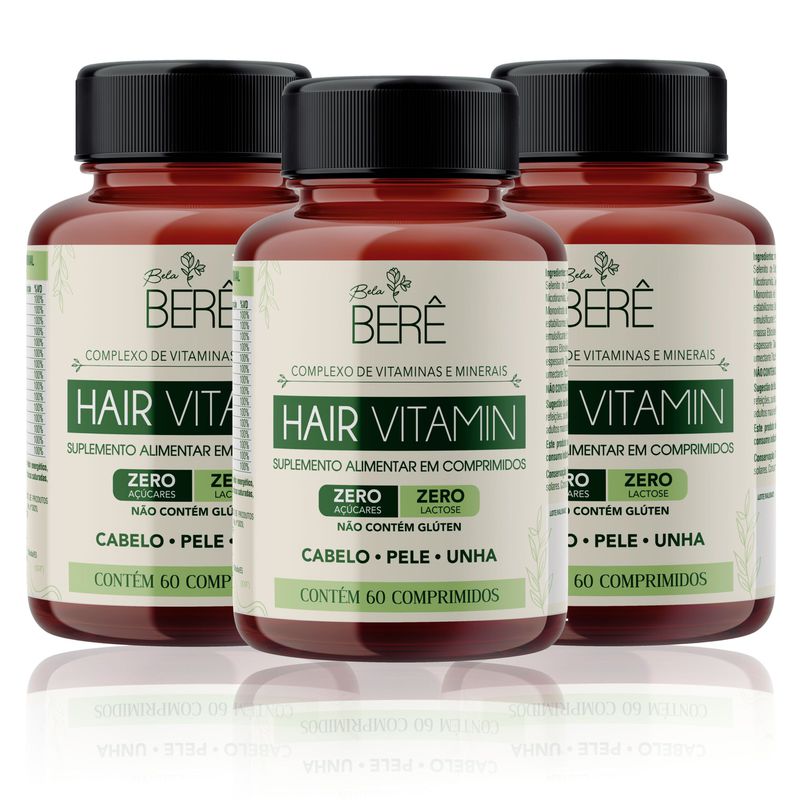 Hair Vitamin - Tratamento para 180 dias - BELABERE