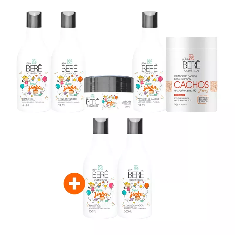 Kit Berezinha + Ativador + Brinde - BELABERE
