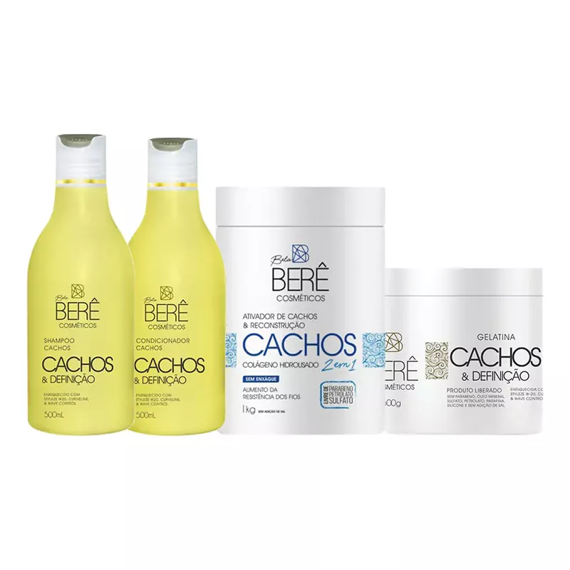 Kit para Cachos - 500ml - BELABERE