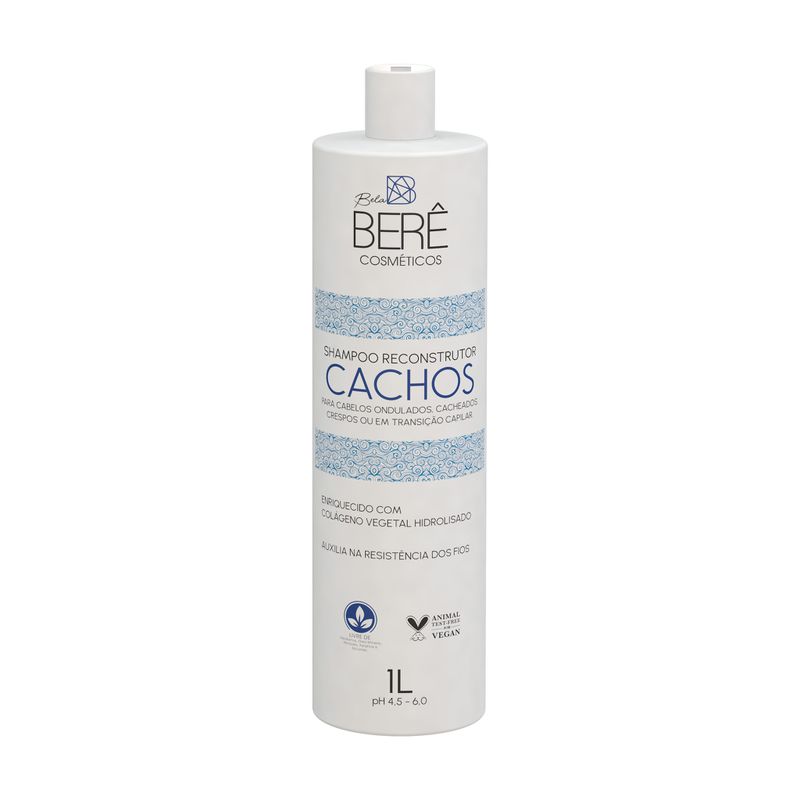 Shampoo Cachos Colageno 1L - BELABERE
