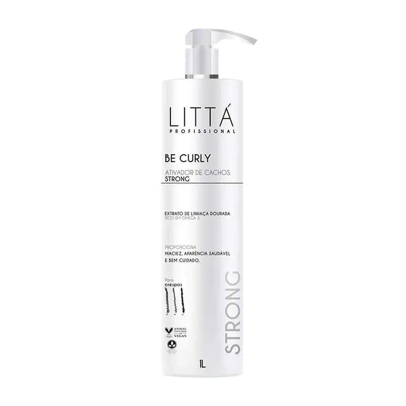 Ativador de Cachos Be Curly Strong - Littá Profiss... - BELABERE