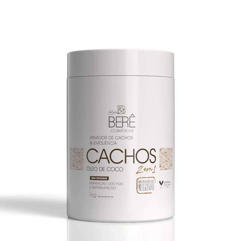 Ativador de Cachos com Óleo de Coco 1KG - BELABERE