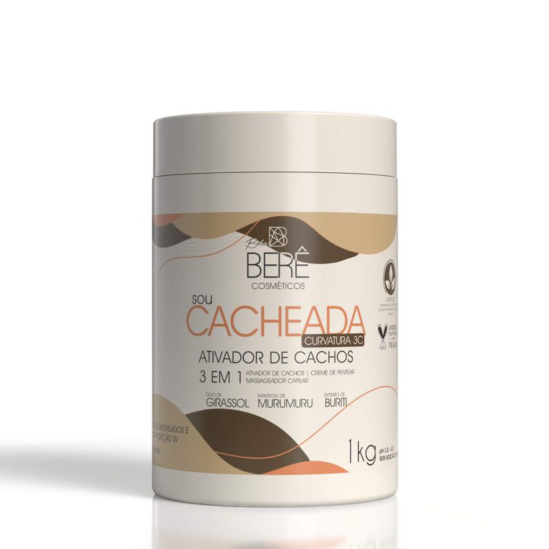 Ativador de Cachos SOU CACHEADA CURVATURA 3C - 1KG - BELABERE
