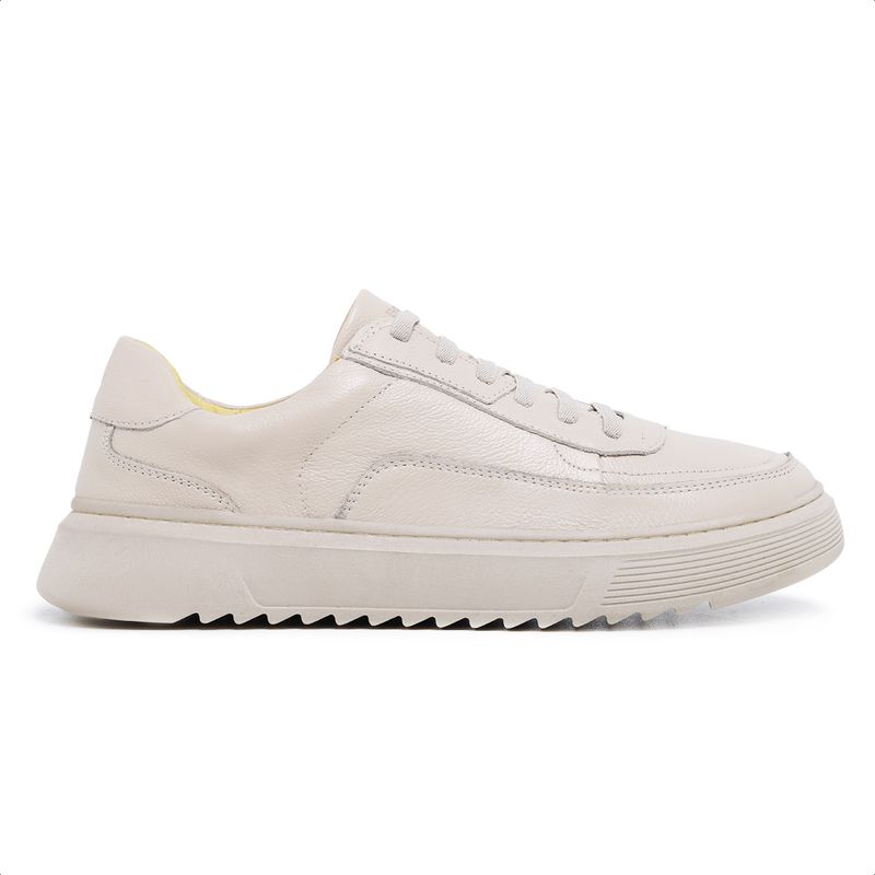 Tênis Wave couro off white sola tratorada - Berlutini Shoes