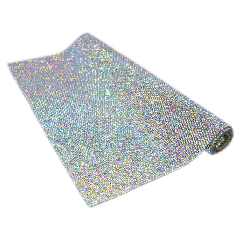 Mini Manta de Strass Premium 24x40cm - Aurora Boreal