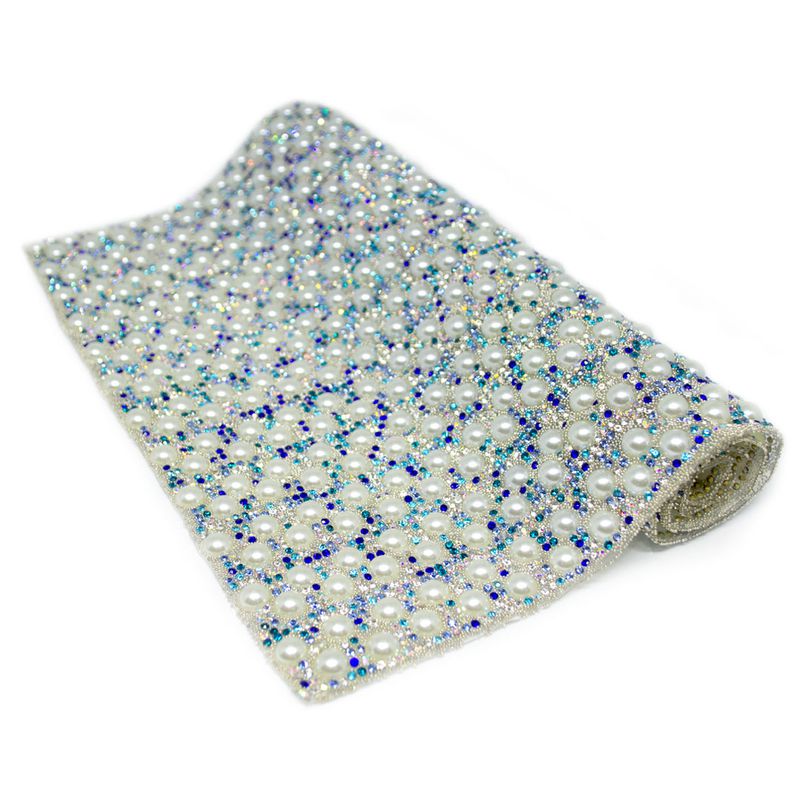 Mini Manta de Strass Shell 24x40cm - Multicolor Blue