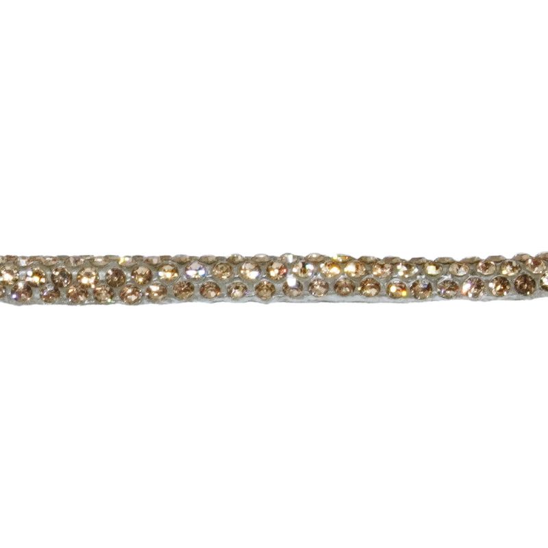 Cordão de Strass Bee Meia cana ss3,5 - Light Peach 