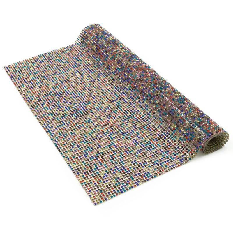 Manta de Strass Tradicional 24x40cm (SS6,5 / 2mm) - Multicolor Jonquil
