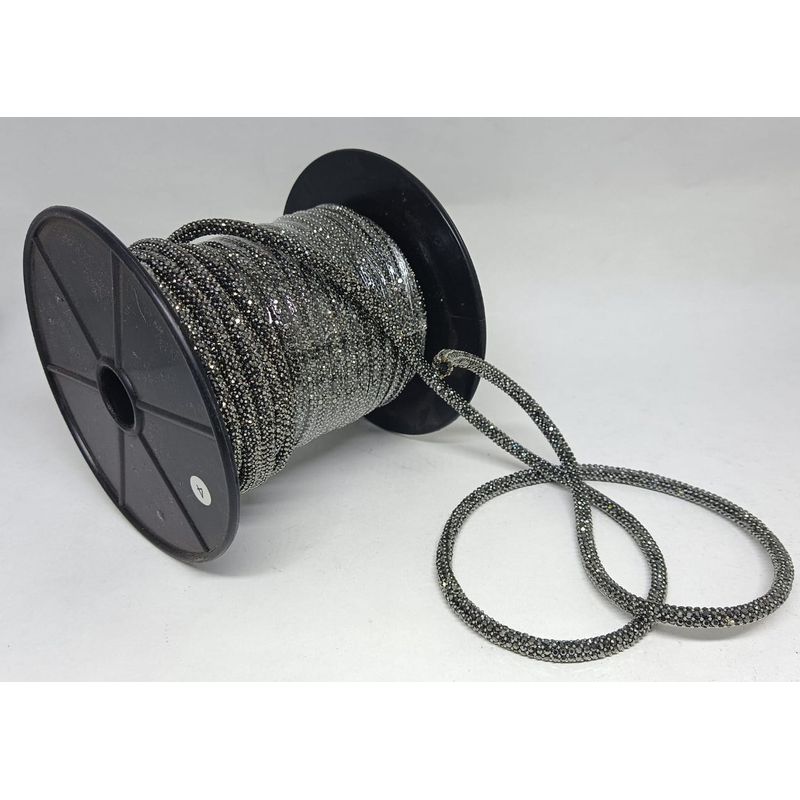 Cordão Infinity 360° | Hematite Grafite