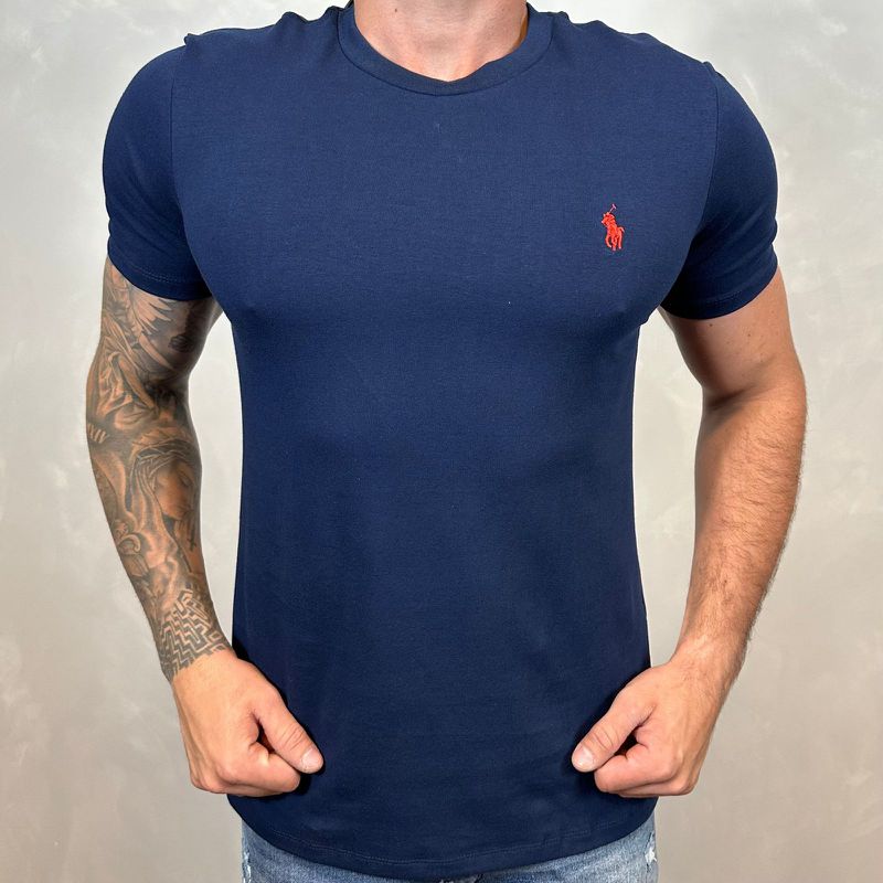 Camiseta PRL Azul⭐ - B-2750 - PORTAL DROP - ATACADO