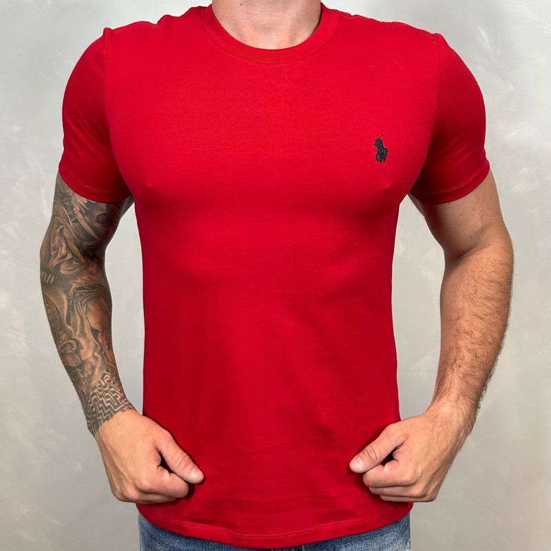 Camiseta PRL Vermelho ⭐ - C-2110 - PORTAL DROP - ATACADO