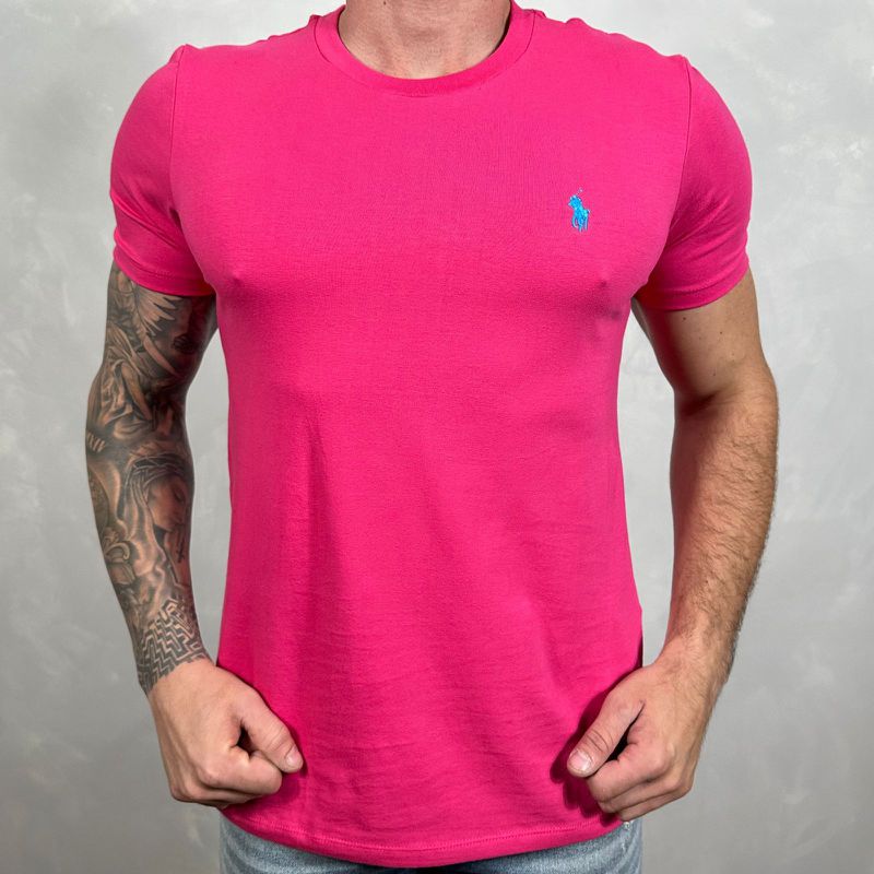 Camiseta PRL Rosa - C-2306 - PORTAL DROP - ATACADO