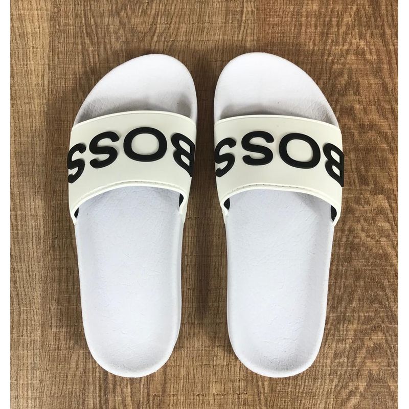 Chinelo Slide HB Branco - 2328 - PORTAL DROP - ATACADO