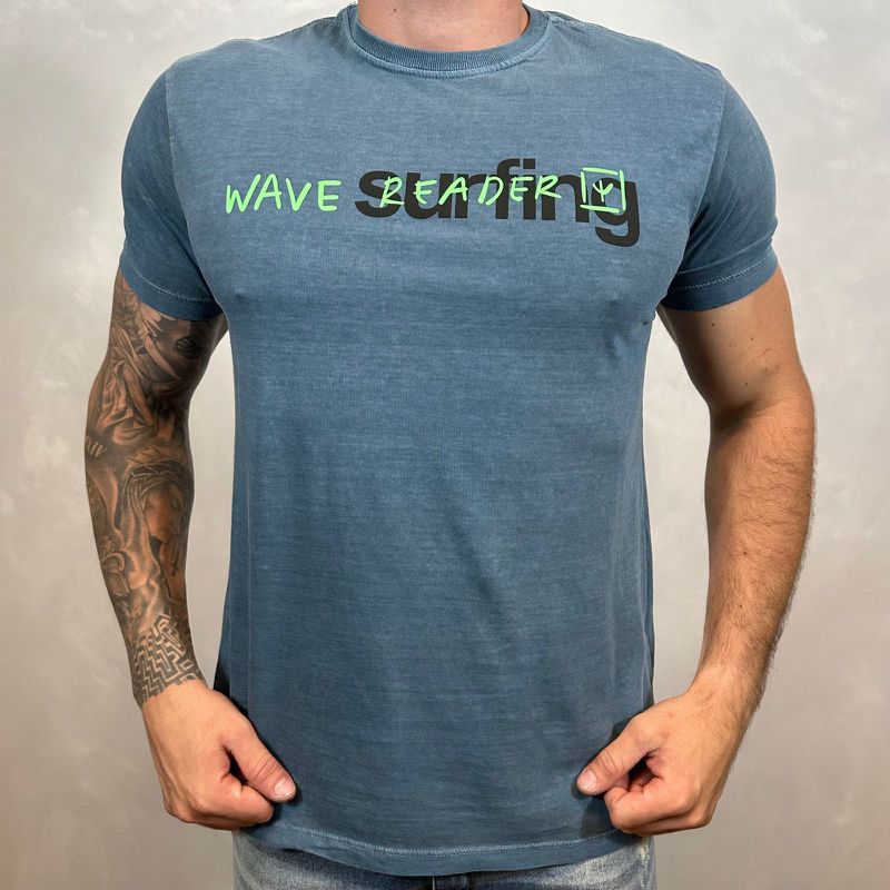Camiseta OSK Azul DFC⭐ - 2449 - PORTAL DROP - ATACADO