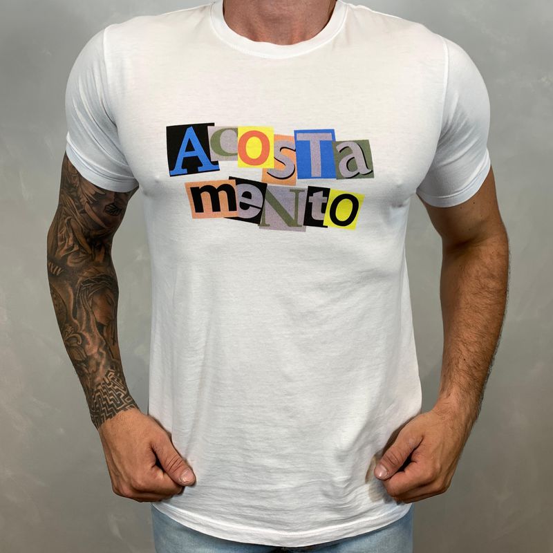 Camiseta ACT Branco DFC⭐ - 2527 - PORTAL DROP - ATACADO