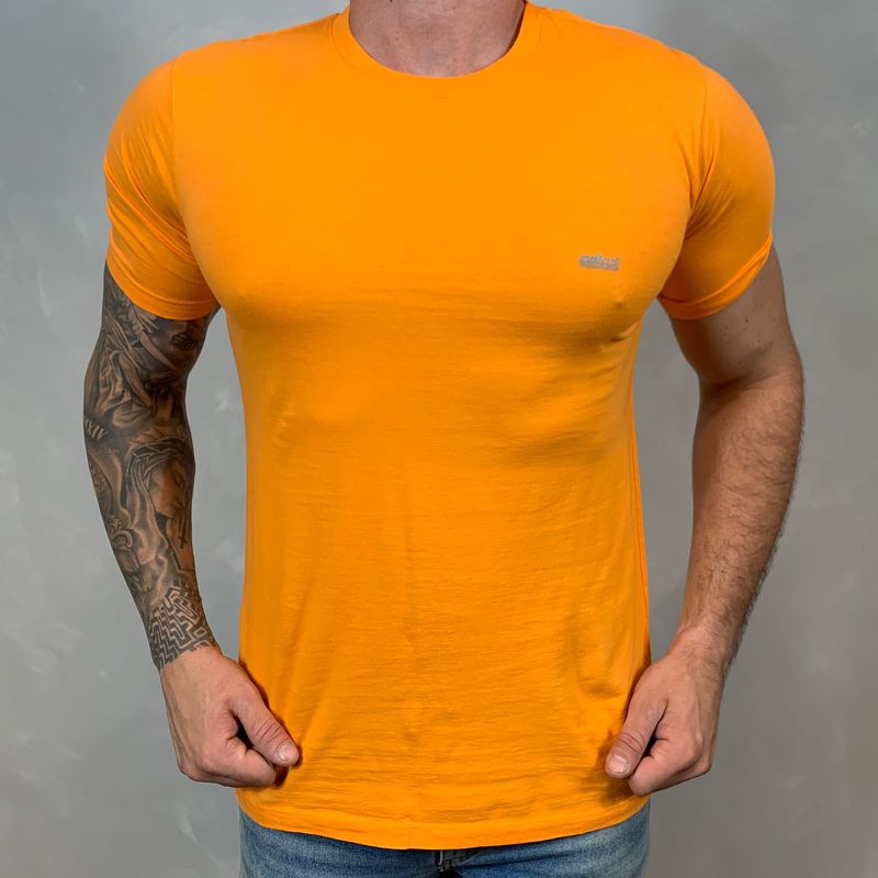 Camiseta Colcci Laranja DFC⭐ - 2720 - PORTAL DROP - ATACADO