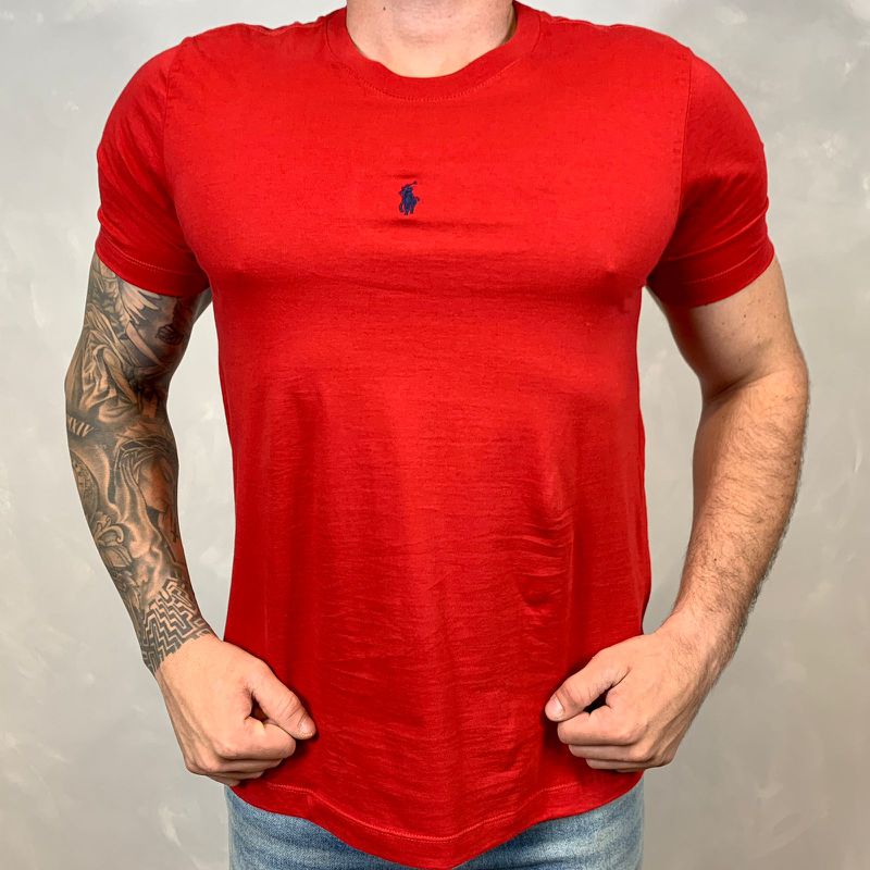 Camiseta PRL Vermelho⭐ - B-2747 - PORTAL DROP - ATACADO