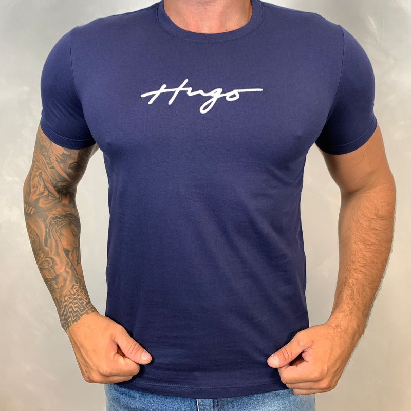 Camiseta HB Azul⭐ - B-3209 - PORTAL DROP - ATACADO