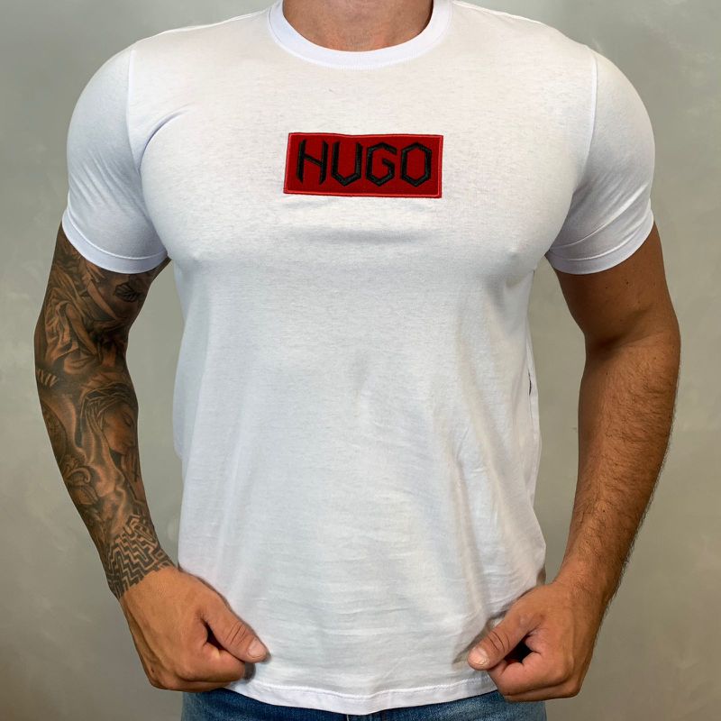 Camiseta HB Branco ⭐ - B-3210 - PORTAL DROP - ATACADO