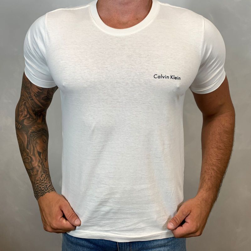 Camiseta CK Branco DFC.⭐ - 3304 - PORTAL DROP - ATACADO