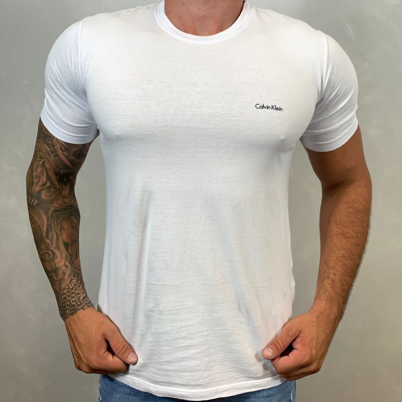 Camiseta Ck Branco Dfc - 3362 - PORTAL DROP - ATACADO