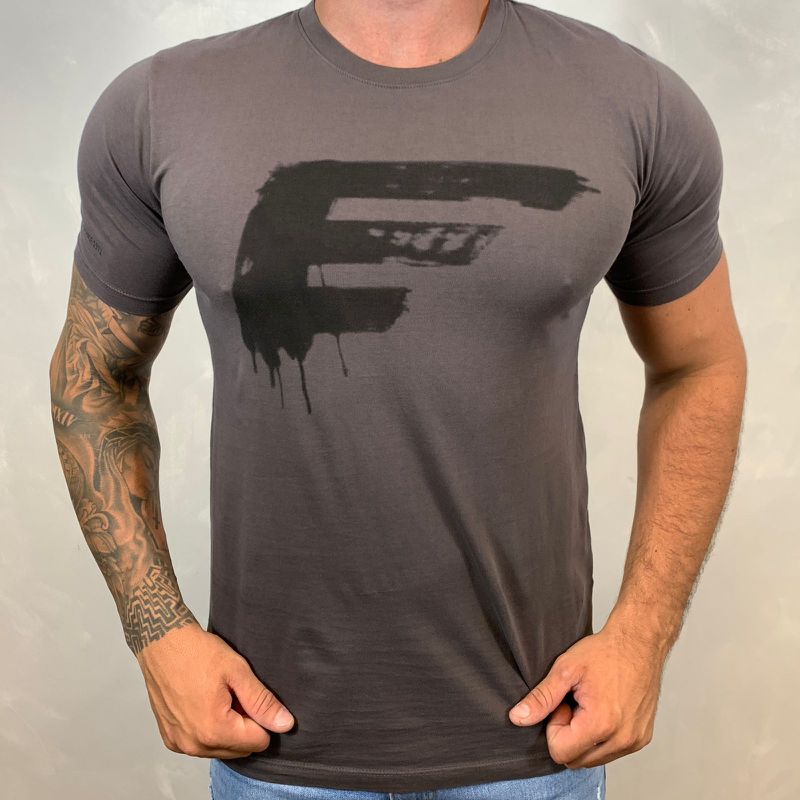 Camiseta Ellus Grafite DFC⭐ - 3375 - PORTAL DROP - ATACADO