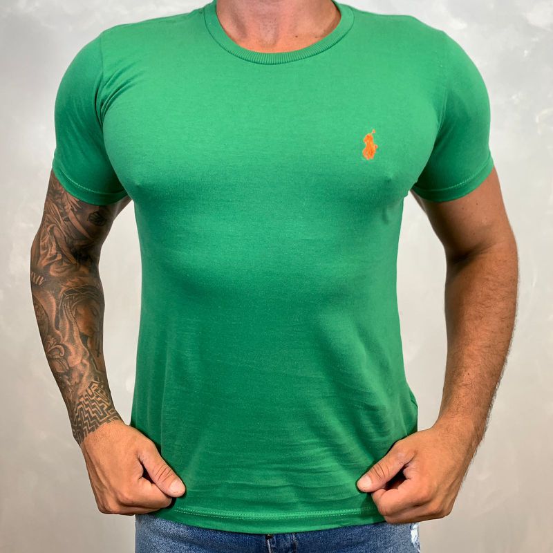 Camiseta PRL Verde⭐ - B-3448 - PORTAL DROP - ATACADO
