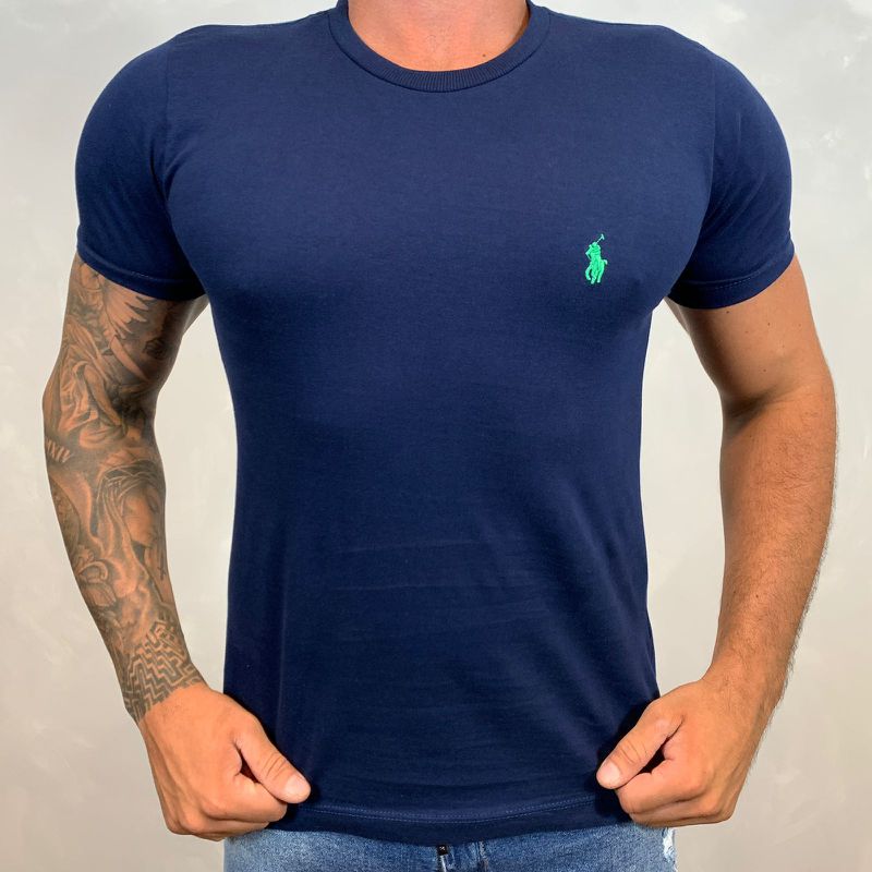 Camiseta PRL Azul⭐ - B-3449 - PORTAL DROP - ATACADO