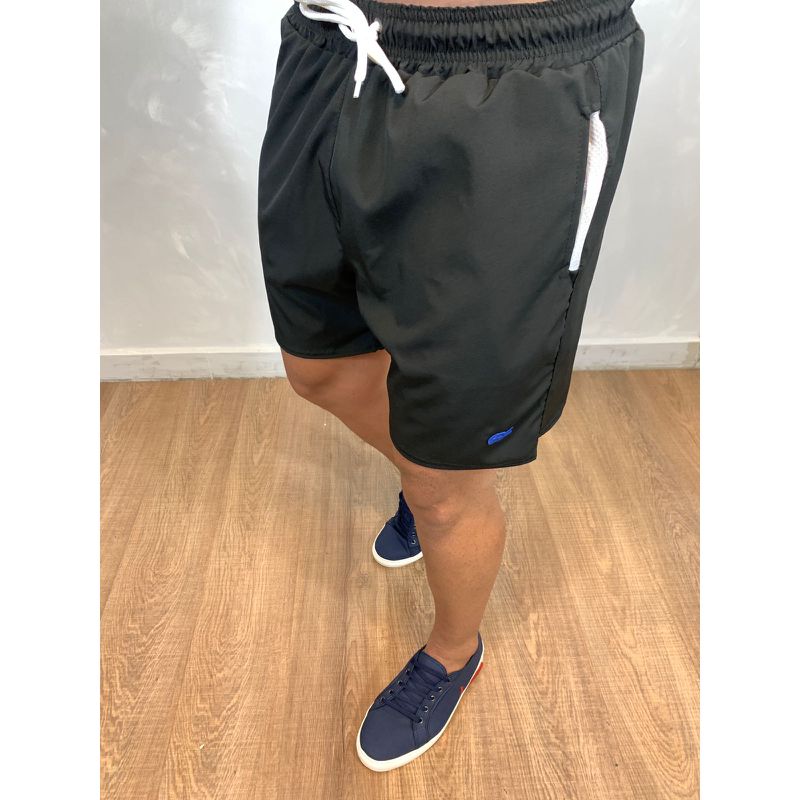 Bermuda Short LCT Preto⭐ - 3499 - PORTAL DROP - ATACADO