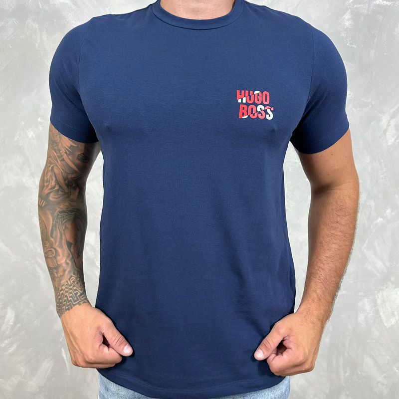 Camiseta HB Azul⭐ - A-3630 - PORTAL DROP - ATACADO