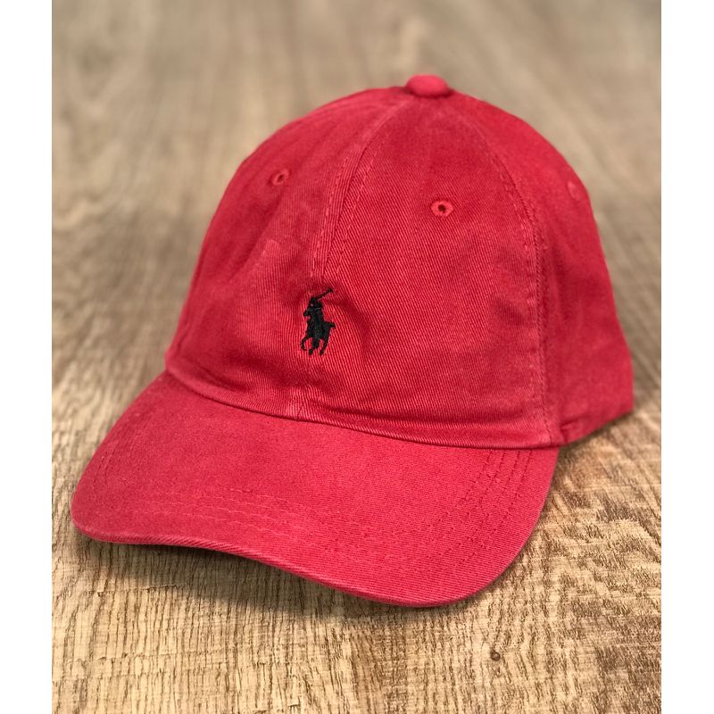 Boné Prl Vermelho Logo Preto - berl175c - PORTAL DROP - ATACADO