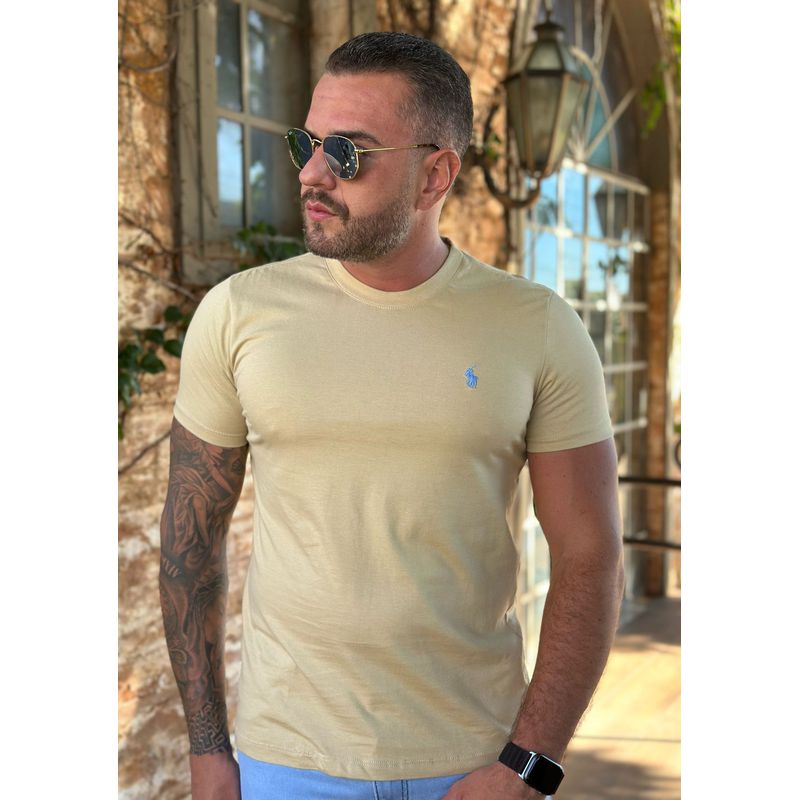 Camiseta PRL Caqui - C-5461 - PORTAL DROP - ATACADO